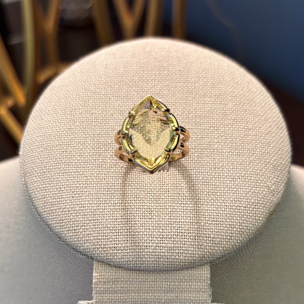 Stella & Dot Canary Arabesque Adjustable Ring